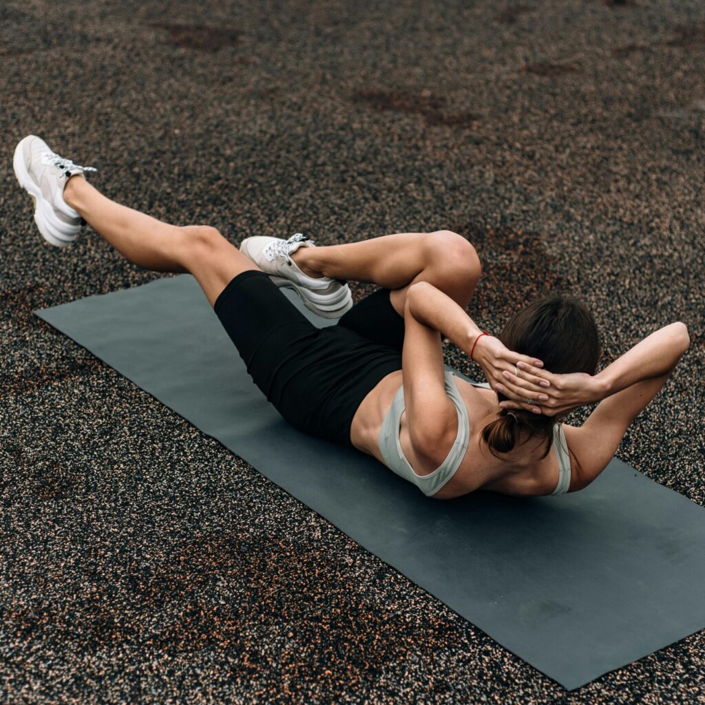 Minimal home workout setup
